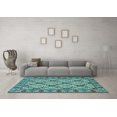 thumbnail image 3 of Ahgly Company Indoor Rectangle Persian Light Blue Traditional Area Rugs, 2' x 4', 3 of 4