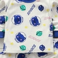 thumbnail image 6 of Caqnni Baby Boy Clothes Baby Boy 2PCS Outfits Long Sleeve Round Neckline Tops Pants Set Baby Boy Fall Winter Clothes 2PC Long Sleeve Pajamas Set For 1t 2t 3t 4t 5t ï¼5-6 Years, 6 of 6