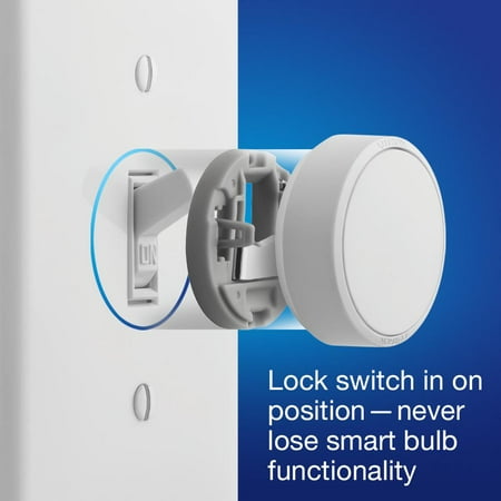 Lutron - Aurora Smart Bulb Dimmer Switch for Philips Hue Smart Bulbs - White