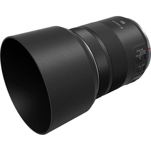 Canon RF 85mm F2 Macro STM Medium-Telephoto Lens, Black (4234C002