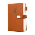 thumbnail image 5 of Notebooks for Work, Hwkond Business Notebook Thick A5 Leather Journal Deluxe Office Notepad Notebook Meeting Notes Book Large-sized Work Diary Clearance Under $5, 5 of 9