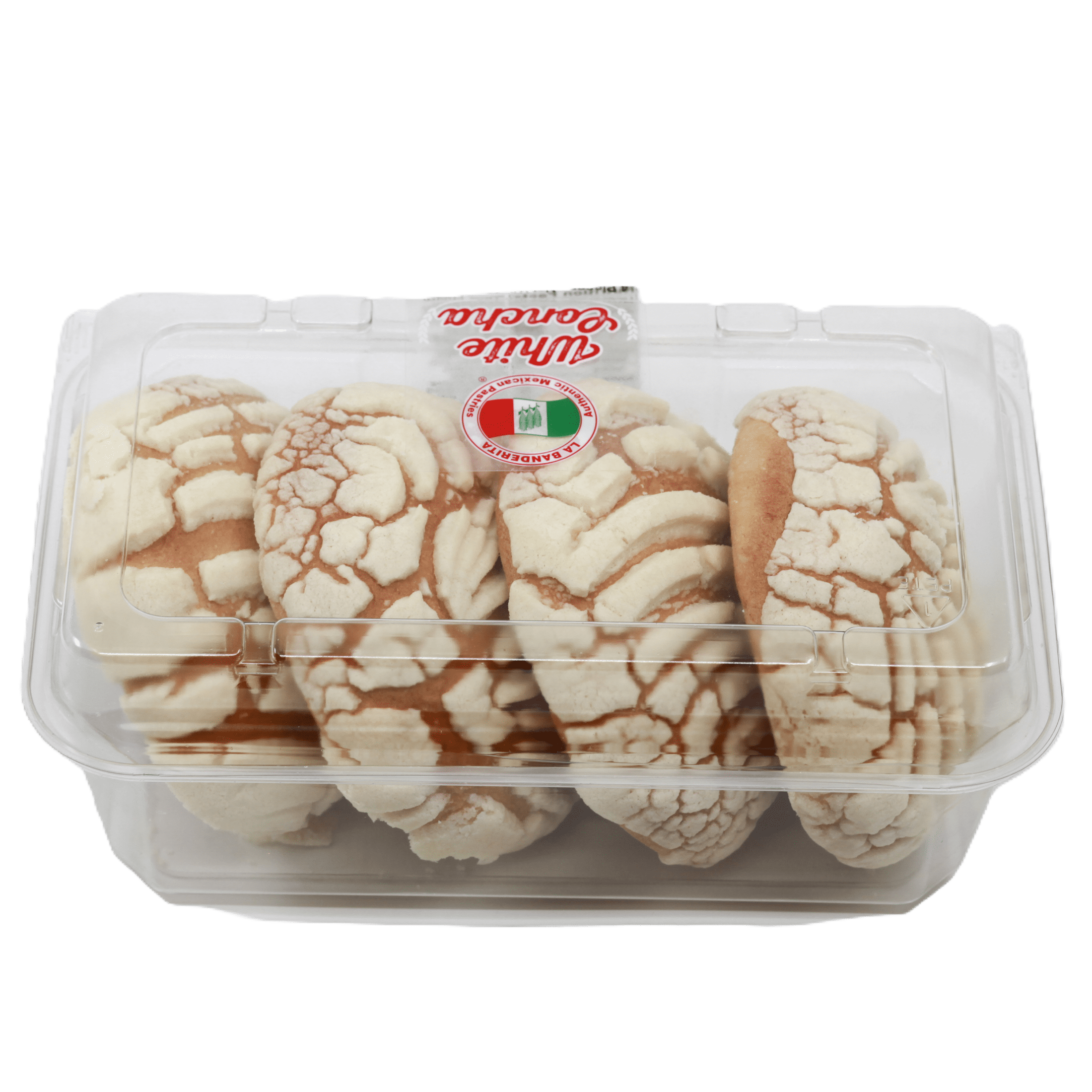 La Banderita Authentic Mexican Pastries Frosted Baked White Mexican Sweet Bread, 16 oz, 4 Count