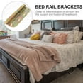 thumbnail image 4 of Raindrops 4 Ensembles Accessoires de Rail de Lit Fer Multicolore pour Raccords de Rail de Lit Quincaillerie de Support, 4 of 5