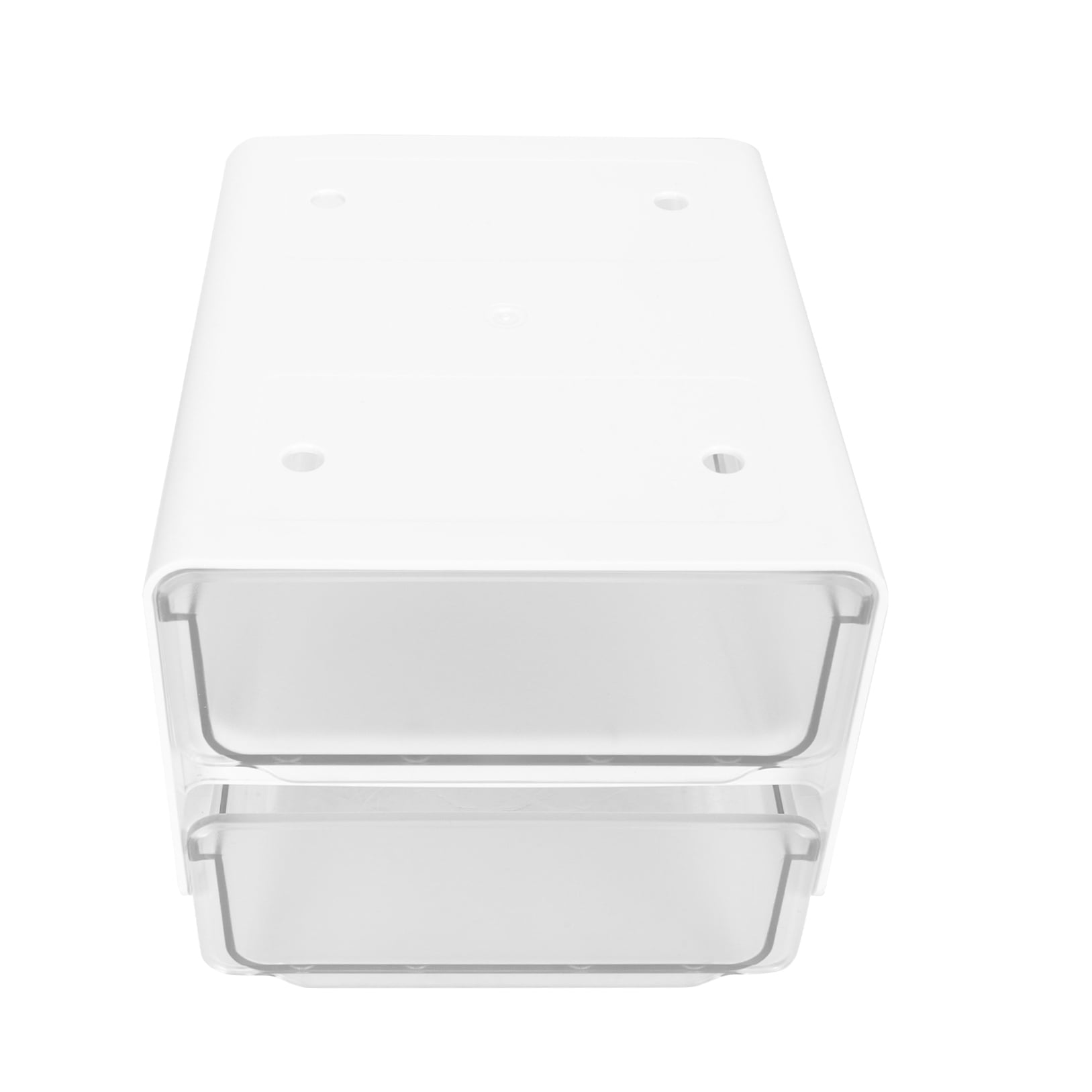BESTYASH White Under Desk Storage Drawer for Pens, Documents, and Office Supplies, Multi-Purpose Hidden Organizer 7.5x2.5x3.5 Inches