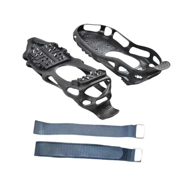 Crampones, calzado ligero, antideslizante, portátil, para hielo y calzado. S