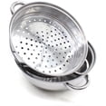 thumbnail image 2 of High Quality 3 Tier Stainless Steel Steamer Pot Set 28cm + Glass Lid, 2 of 6