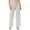 Grey - hgray, variant on P.J. Salvage Womens Thermal Pajama Lounge Pants, Black, Medium