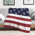thumbnail image 5 of American Flag Pattern Blanket for Bed Throw Blanket for Women, Men And Kids Super Soft Plush Blanket Throw, Print Blanket, Blanket for Kids, 5 of 7