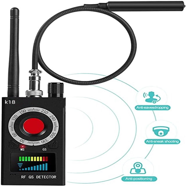 Détecteur RF Anti-Espion - Détecteur de Caméra - Signal de Détecteur d'Insectes Sans Fil - Détecteur de Caméra Cachée - Chercheur d'Appareil d'Écoute GSM