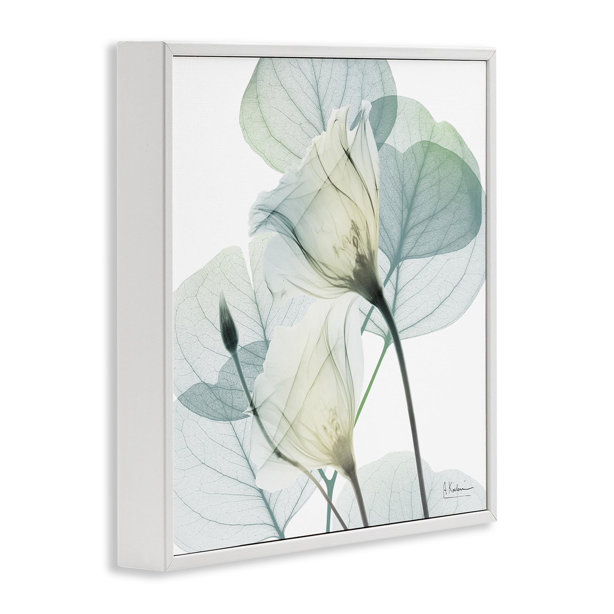 Stupell Industries Divine Fate Petals White Framed Giclee Art, design by Albert Koetsier