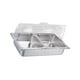 thumbnail image 3 of Chafing Buffet Chafer Set Buffet Chafer Set Bandeja de comida con tapa Chafers rectangulares Cocina Banquete Comedor Comida Chafer 2 ranuras, 3 of 9