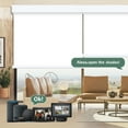thumbnail image 4 of MING CHEN Motorized Roller Shade with Valance, Motorized Blinds, Waterproof UV Protection, Work with Alexa, Google (100% Blackout White, 33"Wx72"H）, 4 of 6