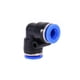 thumbnail image 5 of Water Hose Pipe Pneumatic Push In Fittings, Joiner Elbow Fitting, Quick For Air, Water, Vacuum Saving Space 0 To 60°C 0-10 Bar Maximum ANGGREK Pneumatic Quick Plug Tracheal Joint, 5 of 5