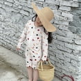 thumbnail image 4 of LYMAYTER Toddler One Piece Swimwear Baby Long Sleeve Boys Girls Cute Print Beach for Swimsuits 6M-8Y, 4 of 8