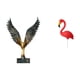 thumbnail image 1 of Estatua De Pájaro De Alas Extendidas De Resina, Escultura, Adorno De Feng Shui, Figura Decorativa, Adorno De Arte Para Jardín, Accesorios De Jardín De Hadas, Estaca De Flamenco Para Jardín,, 1 of 8