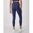 thumbnail image 3 of Hanes Moves Women's 7/8 Leggings with Internal Pocket, 25" Imperial Indigo 2XL, 3 of 6