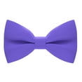 thumbnail image 1 of Boys Classic Pre-Tied Bow Tie Formal Solid Tuxedo, by Bow Tie House (Medium, Purple), 1 of 5