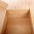 thumbnail image 4 of Caja de zapatos, caja de papel, lote pequeño, caja de zapatos de papel kraft, caja de almacenamiento de embalaje exprés corrugado con solapa plegable, 4 of 4