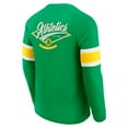 thumbnail image 3 of Men's Darius Rucker Collection by Fanatics Green Athletics Waffle-Knit Raglan Long Sleeve Henley T-Shirt, 3 of 6