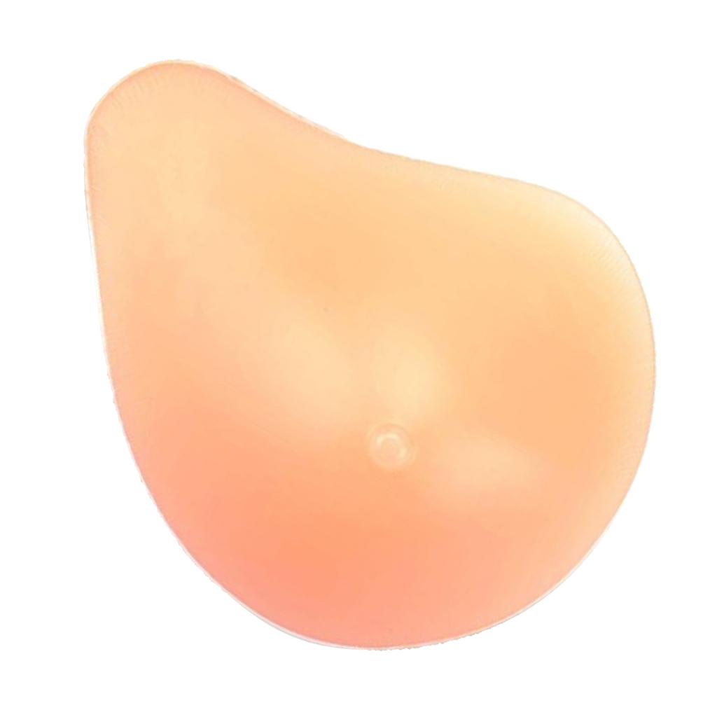 KnowU Beige Waterdrop Silicone Breast Forms For Crossdressers & Post-Op Enhancers (Size B-G)