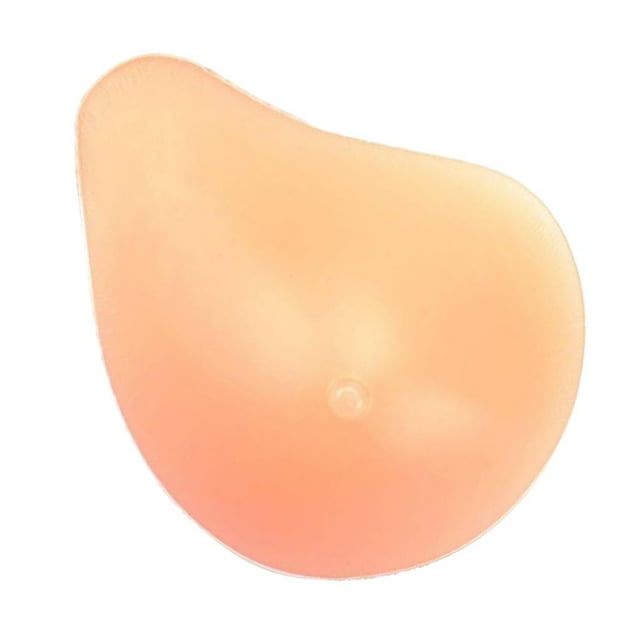 Women's Silicone False Breast Forms Transvestite Insert Costume Props - Beige, Right A Cup