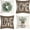 Coffee, variant on Throw Pillow Covers 18x18 Set of 4 Farmhouse Pillow Covers Cushion Cases Decorative Pillowcases for Sofa Couch Living Room Outdoor Home Decor (Grey, 18" x 18")