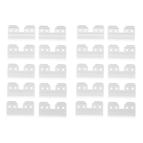 20 Unids / Lote Cerámica Reemplazable 18 Dientes Cuchilla de Corte de Cortadora de Cerámica para Mascotas para La Serie A5