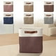 thumbnail image 1 of Caja grande de tela con asas - Cesta organizadora plegable de 28x28x28cm para ropa, juguetes, libros - gris, azul, caqui, beige, rosa, marrón, 1 of 6