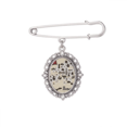 thumbnail image 1 of Hong Kong Chine Style Visite Broche Robe Robe Châle Clips, 1 of 3