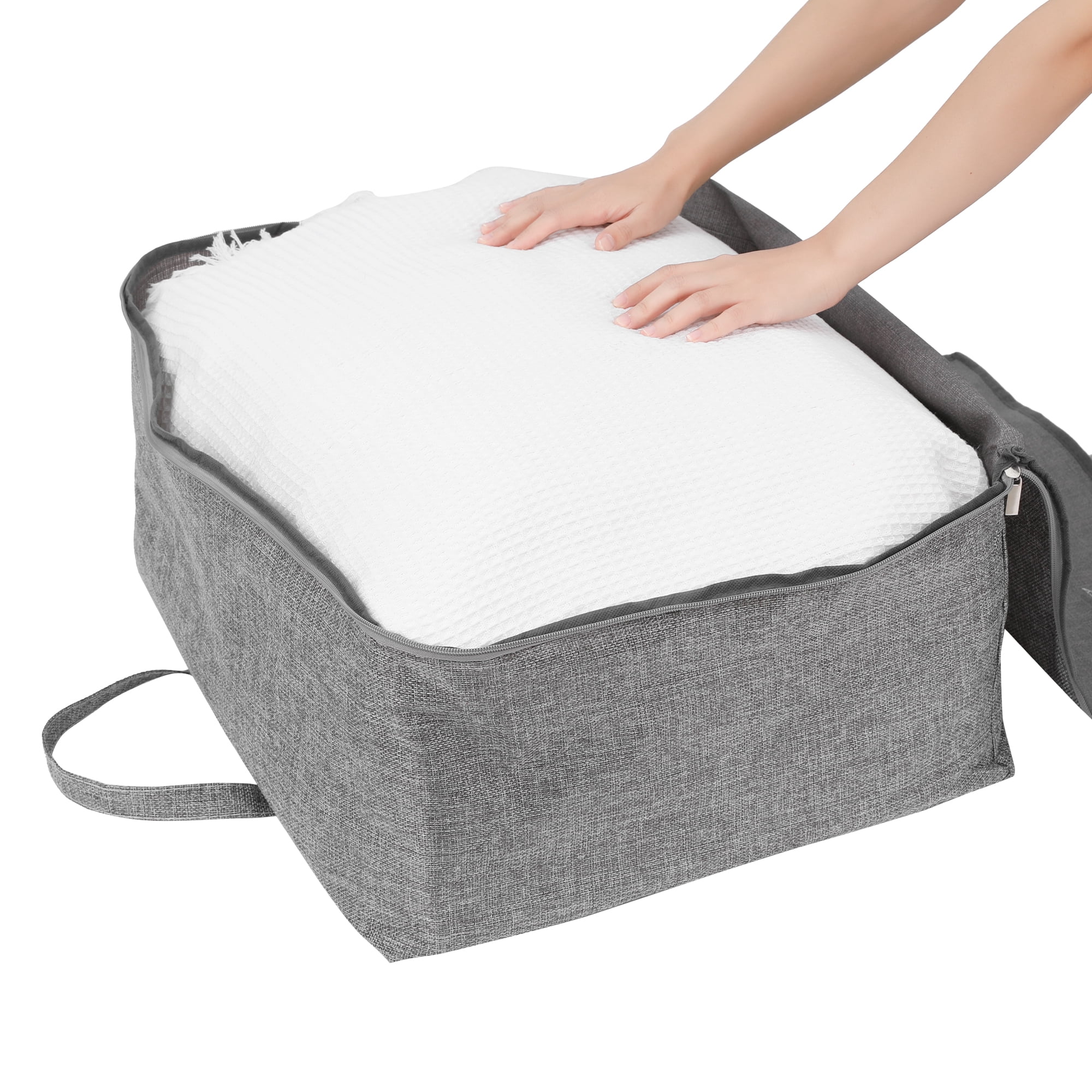 Unique Bargains 1 Pack Clothes Storage Bags Moving Bags Grey 23*11*18in
