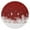 Red Christmas Snowflake, variant on Red Christmas Snowman Pattern Round Blanket,Comfortable Soft Flannel Throw Blanket,All Season,Warm Lightweight Blankets for Sofa Bed Couch Living Room Chair 47"x47"