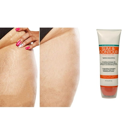 Cellulite Reducing Slim & Contour Gel w/Roller Ball Massage