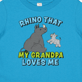 thumbnail image 4 of Inktastic Rhino That My Grandpa Loves Me with Cute Rhinos Boys or Girls Baby T-Shirt, 4 of 5