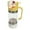 Yellow, variant on WNFJR Glass Honey Dispenser Pot, No Drip Honey Jar with Handle, Syrup Dispenser for Coffee or Tea, Ideal for Honey and Syrup