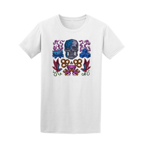 Old Clues Traditional Tattoo Tee Men's -Image by Shutterstock