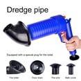 thumbnail image 4 of Advancent Desatascador de tuberías, herramienta de limpieza de tuberías de presión de aire segura, desagües de suelo de plástico portátiles, émbolo Accesorios de baño Advancent HA017119-00, 4 of 6