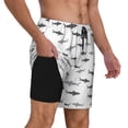 thumbnail image 2 of Fotbe Cute Shark Traje de Baño para Hombre – Shorts de Natación de Secado Rápido con Forro y Bolsillos-X-Large, 2 of 6