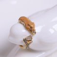 thumbnail image 3 of Geemin Unique Rings Squirrel Melon Open Rings Adjustable Finger Rings, 3 of 12