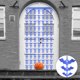 thumbnail image 3 of Murciélago de cortinas de Halloween, cortinas de puerta con flecos de aluminio, cortina de puerta con decoración de murciélagos para fiesta de Halloween, 3 of 5