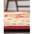 thumbnail image 4 of Unique Loom Phillipe Versailles Rug Red/Cream 7' 10" x 11' Rectangle Floral French Perfect For Living Room Bed Room Dining Room Office, 4 of 6