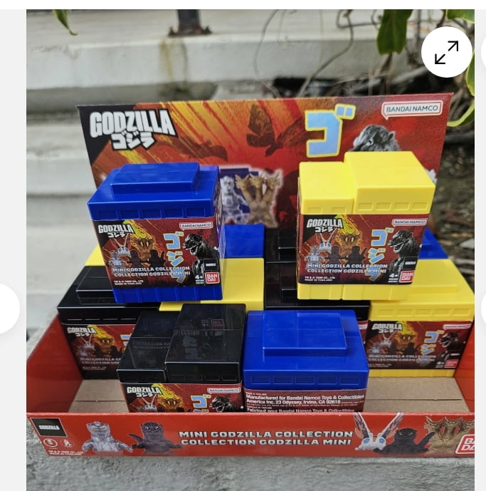 Bandai Mini Godzilla Blind Box 12 Block with Figure Case Lot