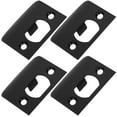 thumbnail image 3 of HEMOTON  4 Pcs Door Latch Strike Plate Plates for Exterior Doors Lock Tongue Buckle, 3 of 7