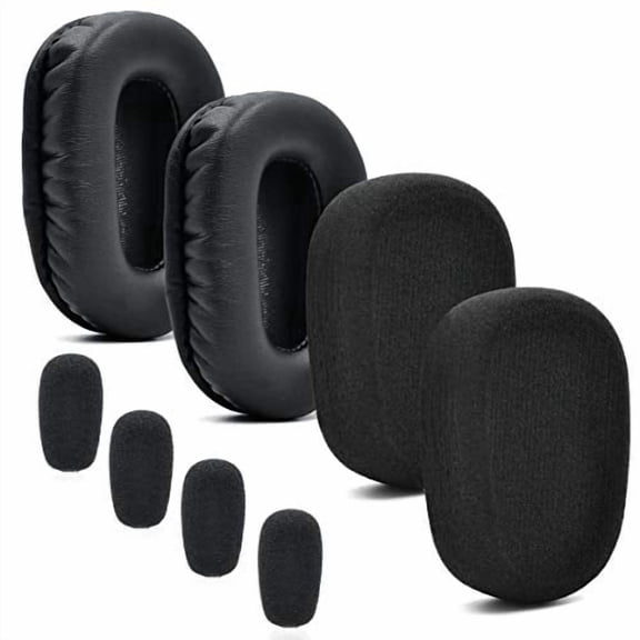 Repair Parts Suit Replacement Ear Pads Cushion 4 x mic Foam Compatible with BlueParrott B450-XT B450XT Noise Cancelling Headset