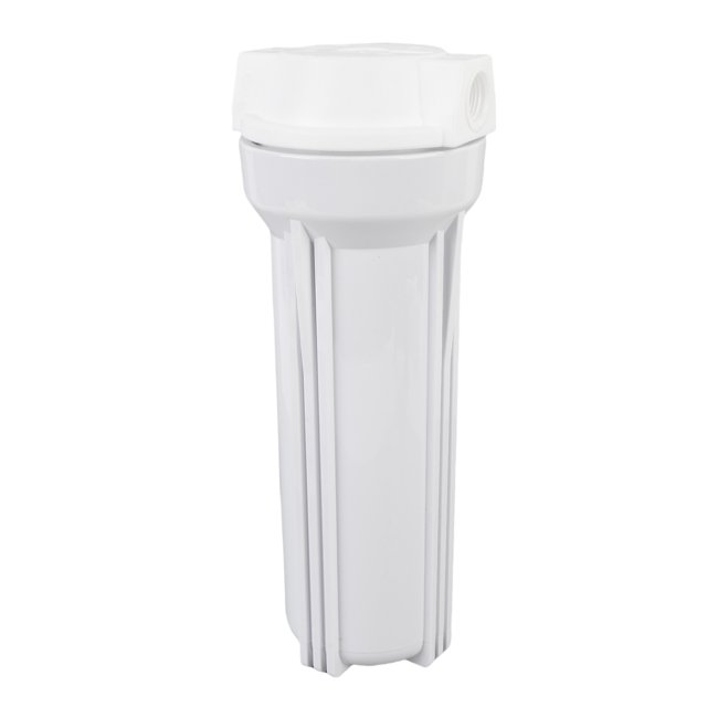 RO System Housing, Plastic Long Service Life 5 To 50 Reverse Osmosis Water Filter Housing 10 To 60psi 1/4 inch Female Thread for 2.5 Inch X 10 Inch Filters