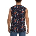 thumbnail image 4 of Balery Statue Of Liberty Eagle Camisetas sin mangas para hombre, absorbe la humedad y protege contra el mal olor.-XX-Large, 4 of 7