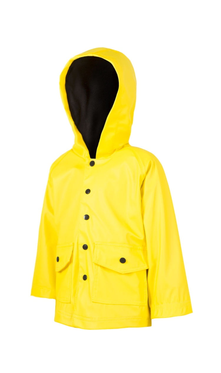 Oakiwear Kid's Yellow \u0026 Black Rain Coat 