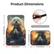 thumbnail image 5 of Balery Sunset Meditating Bichon Frise Juego de 4 Alfombrillas para Auto, Revestimientos de Caucho Resistente, Diseño Antideslizante, 5 of 7