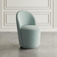 thumbnail image 6 of Jofran Landon Mid-Century Modern Upholstered Swivel Dining Chair (Set of 2), 6 of 8