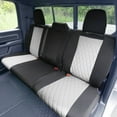 thumbnail image 5 of For 2022 – 2024 Dodge RAM 1500 FH Group Neoprene Waterproof Custom Fit Car Seat Covers  - Rear Gray, 5 of 5