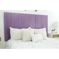 thumbnail image 2 of Barn Walls Lavender Headboard, Cottage Design Weathered, Solid Wood Headboard Floating Panels, Wall Mount, Adjustable Height, Easy Assembly, Full Size, 2 of 10